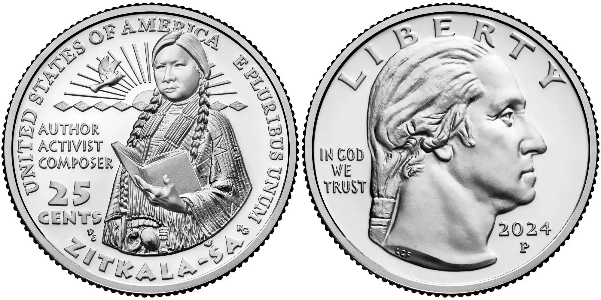 United-States-Mint-Begins-Shipping-2024-American-Women-Quarters-Honoring-Zitkala-�a-On-October-21