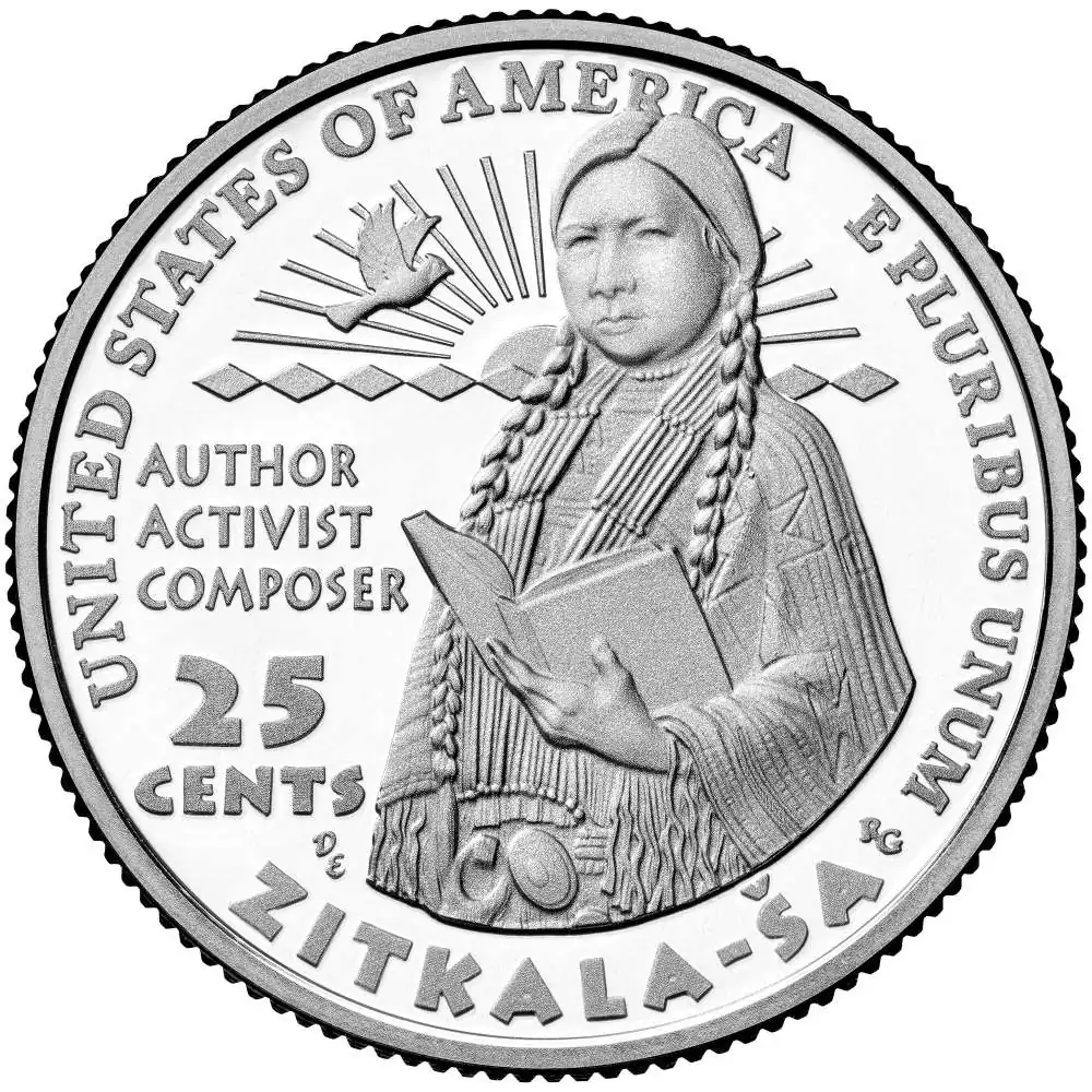 United-States-Mint-Begins-Shipping-2024-American-Women-Quarters-Honoring-Zitkala-�a-On-October-21