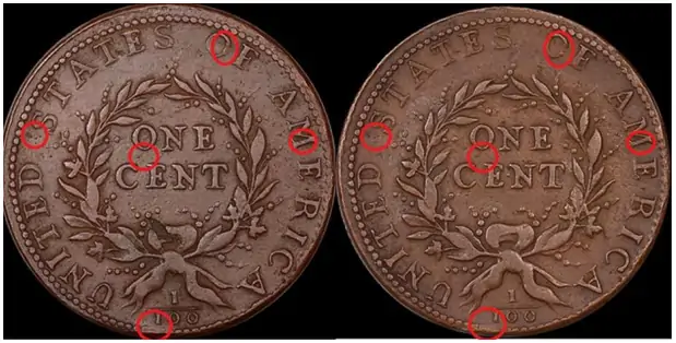 Counterfeit-Detection:-1793-S-5-Wreath-Large-Cent-+-1-Page-Attribution-Guide