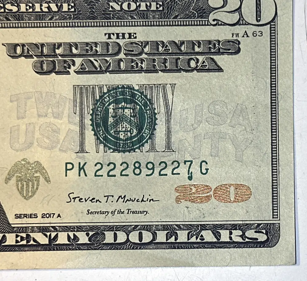 2017-$20-Bill-With-Error-After-Serial-Number