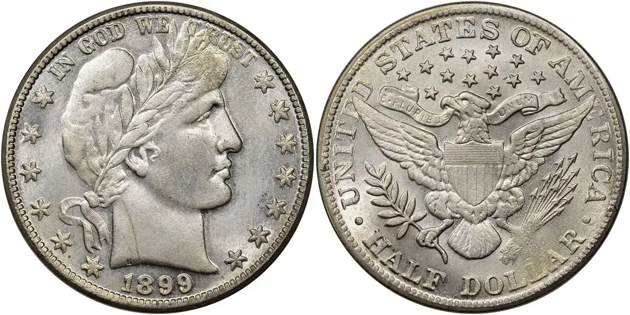 Counterfeit-Detection:-1899-Barber-Half-Dollar