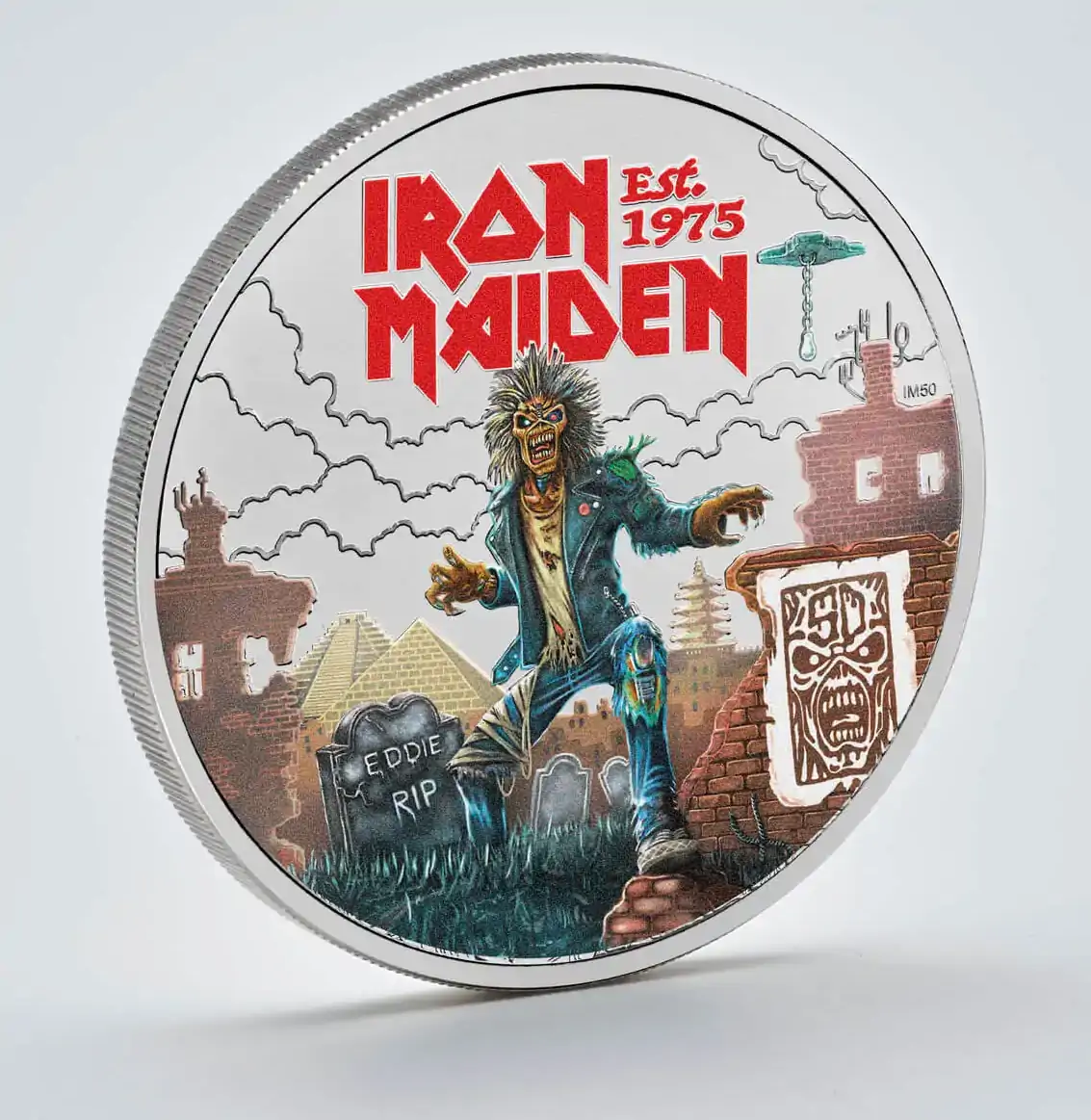 New-Release:-Royal-Mint-Unveils-Coin-Celebrating-Iron-Maiden's-50th-Anniversary