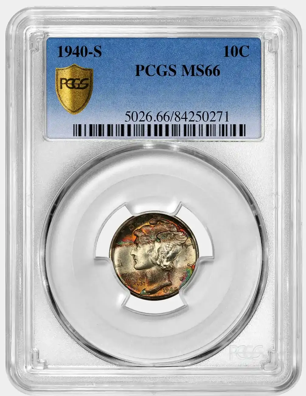1940-S-Mercury-Dime-PCGS-MS-66-With-Tab-Toning