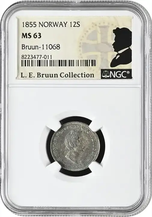 Toner-Tuesday:-Norway-1855-12-Skilling-From-The-L.-E.-Bruun-Collection