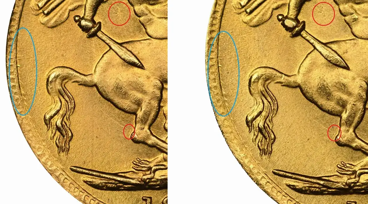 Counterfeit-Detection:-1928-South-African-Gold-Sovereign