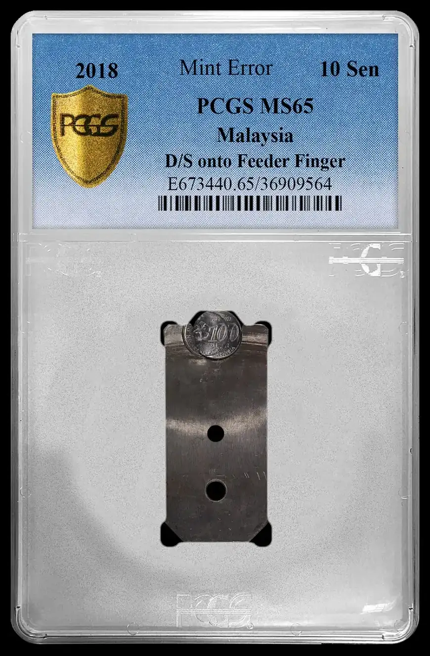 2018-Malaysia-10-Sen-Double-Struck-On-Feeder-Finger-PCGS-MS-65