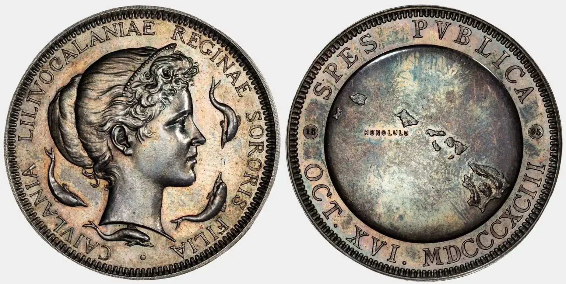 1895-Silver-Hawaii-Medal-Honoring-Princess-Kaiulani,-PCGS-PR-62