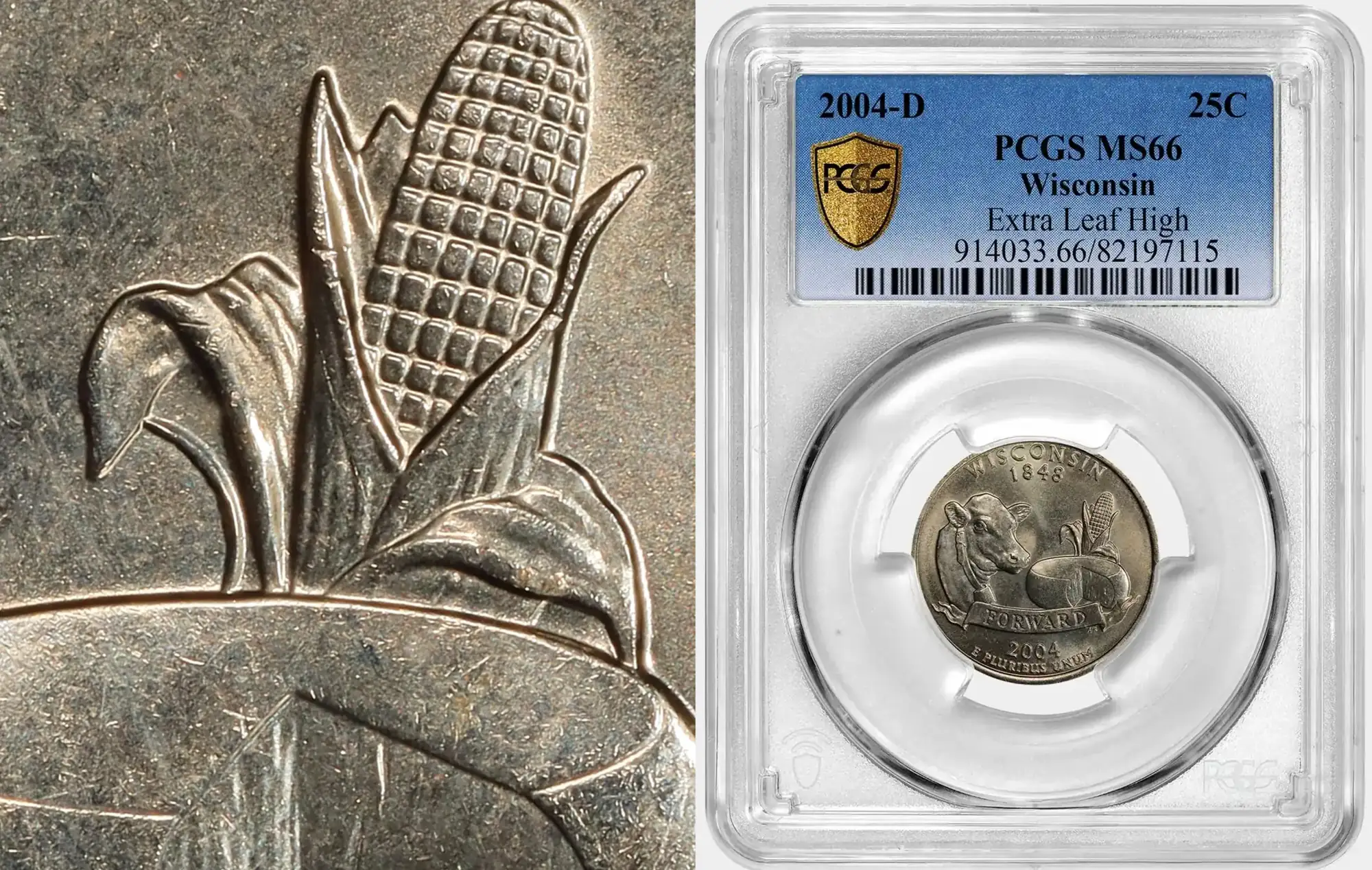 2004-D-Wisconsin-Extra-Leaf-Quarters---High-And-Low