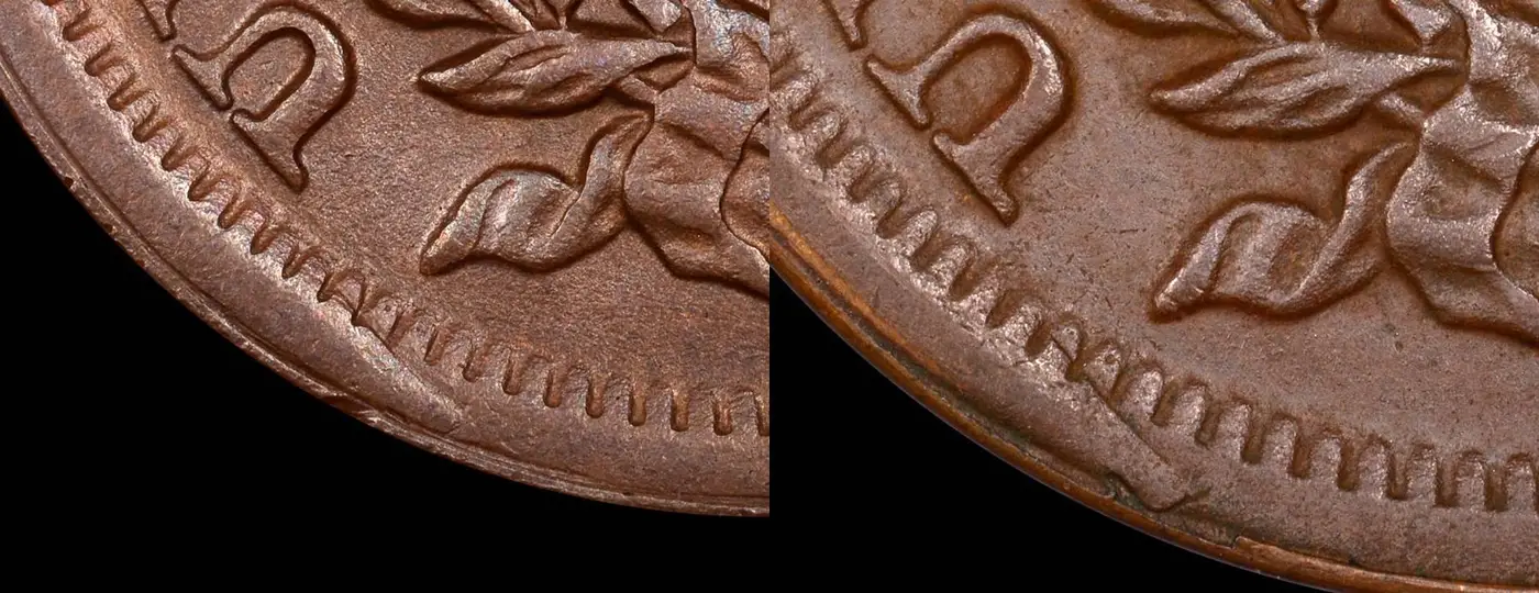 Counterfeit-Detection:-1840-And-1857-Large-Cents