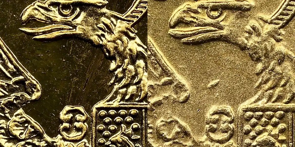 Counterfeit-Detection:-1915-Austria-Ducat---Restrike