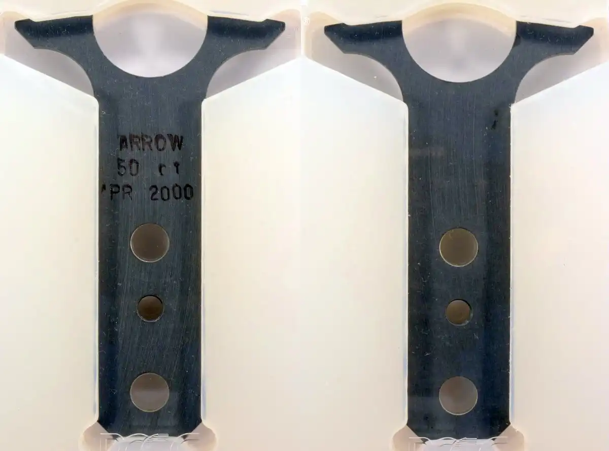 2000-Half-Dollar-Aluminum-Feeder-Finger,-Arrow-Tool-Company,-PCGS-Genuine