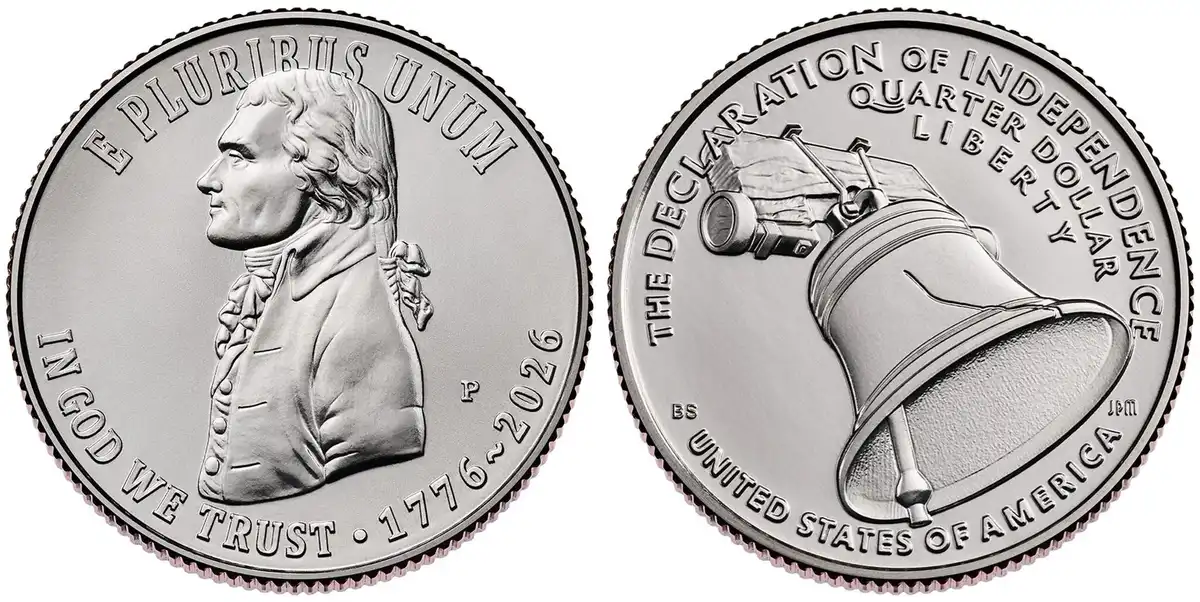 US-Mint-Releases-2026-Declaration-Of-Independence-Semiquincentennial-Quarters-Into-Circulation
