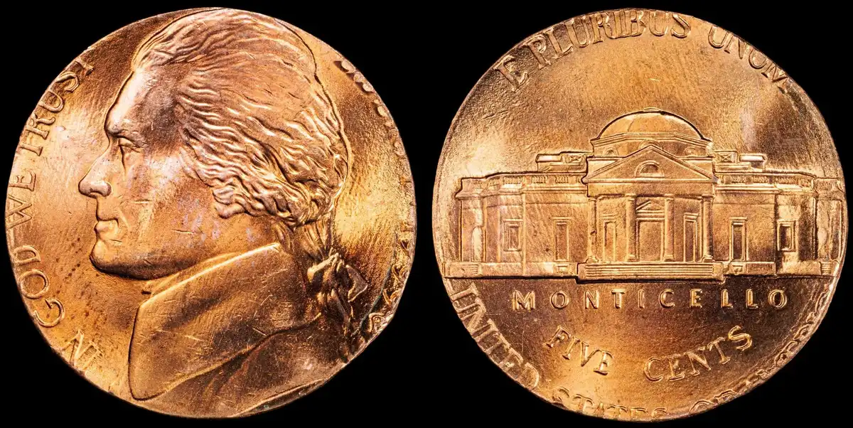 1999-P-Jefferson-Nickel-Struck-On-A-Cent-Planchet,-PCGS-MS-63RD