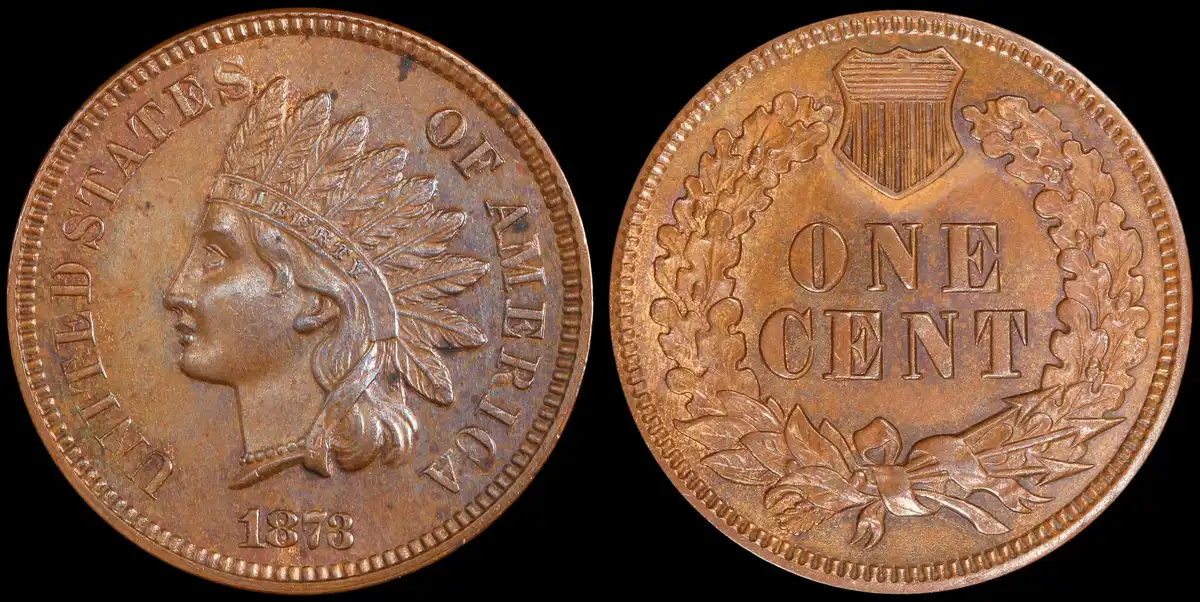 1873-Indian-Head-Cent-Doubled-Liberty-Obverse,-PCGS-MS-63BN