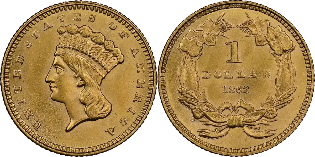 Counterfeit-Detection:-1863-Gold-Dollar-Altered-Date