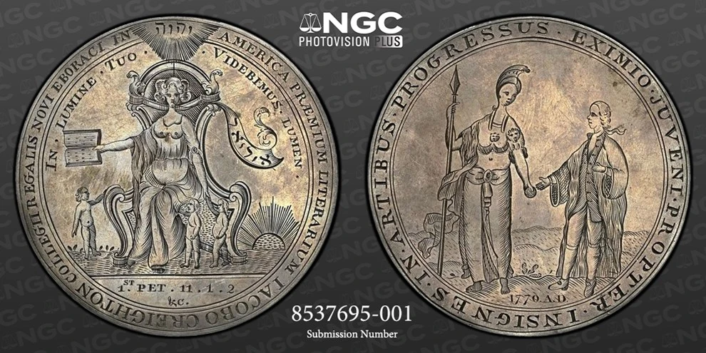 King's-College-Literary-Society-Medal-Certified-By-NGC-Realizes-More-Than-$160,000-In-Auction