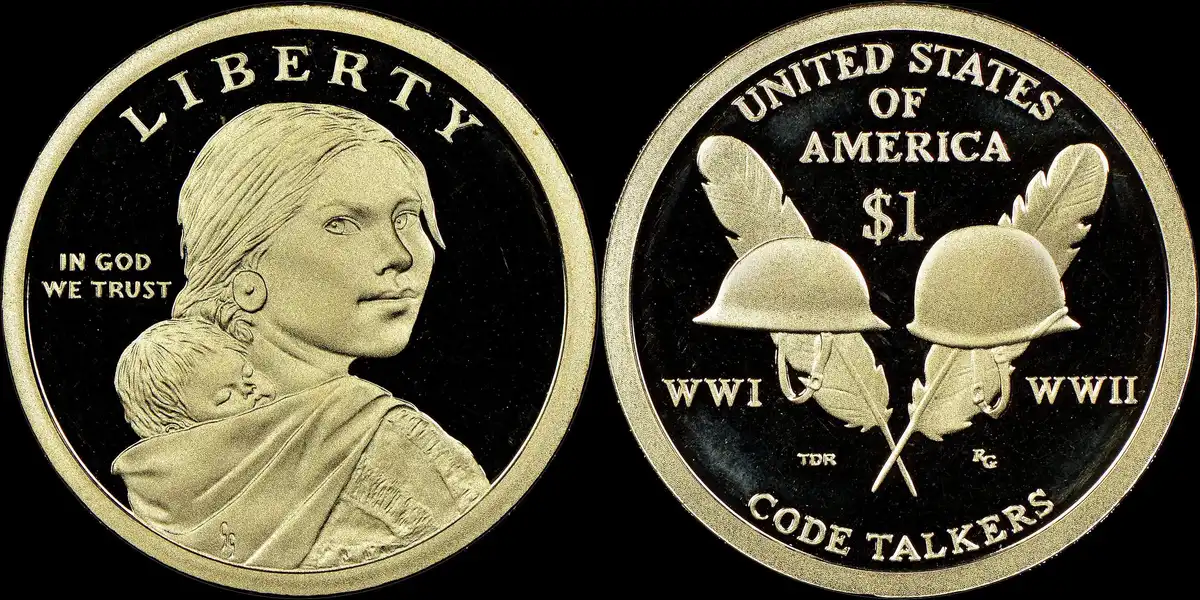 2016-S-Sacagawea-Native-American-Dollar,-World-War-Navajo-Code-Talkers