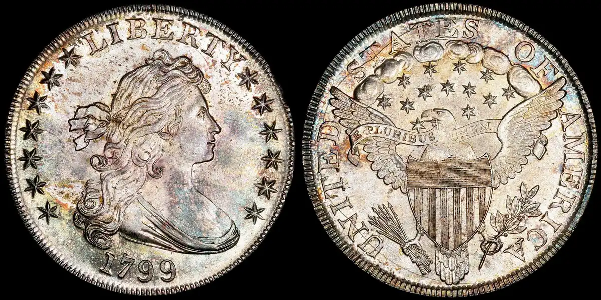 1799-Draped-Bust-Dollar,-PCGS-MS-66,-Top-Pop
