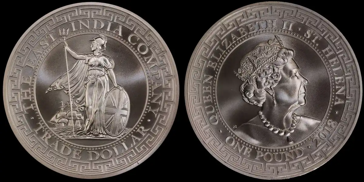 2018-St.-Helena-British-Trade-Dollar-Restrike,-PCGS-MS-69