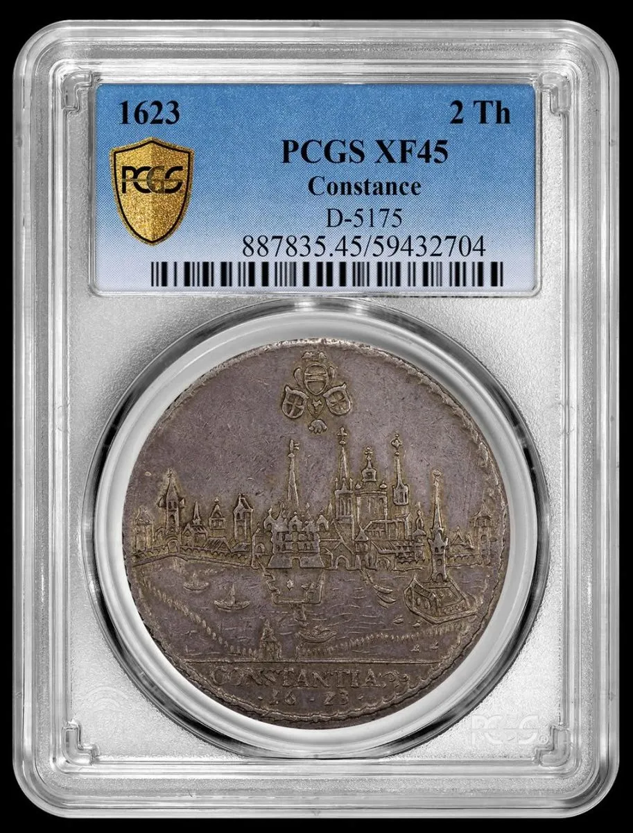 1623-2-Thalers,-Germany,-Constance,-D-5175,-PCGS-XF45