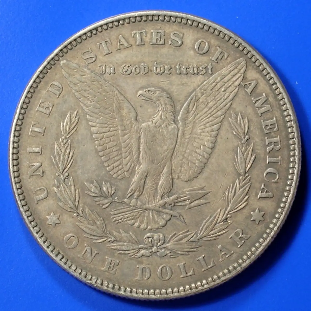 Morgan-Dollar-1878,-7/8-Tailfeathers