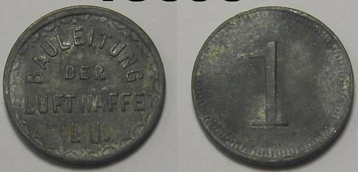 Unknown-Luftwaffe-Zinc-Token-Pfennig?