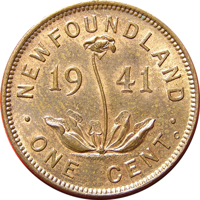 Newfoundland-1941-1-Cent-Double-4