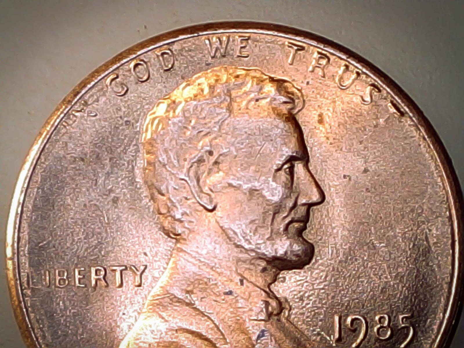 1985-D-Lincoln-Memorial-Cent-With-Weight-Of-2.67g