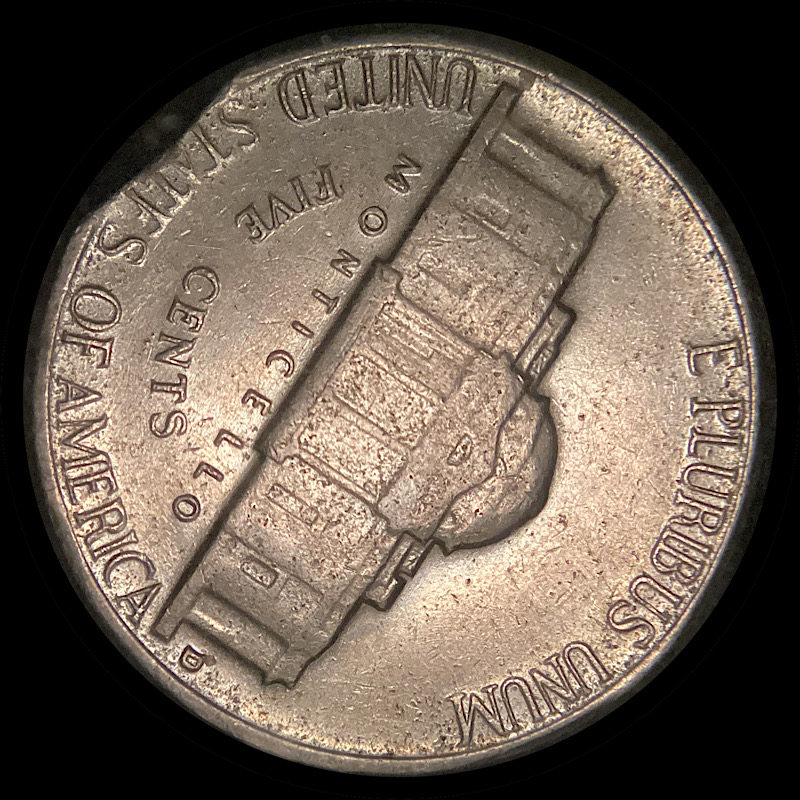 1964-D-Jefferson-Nickel-Clipped-Planchet.