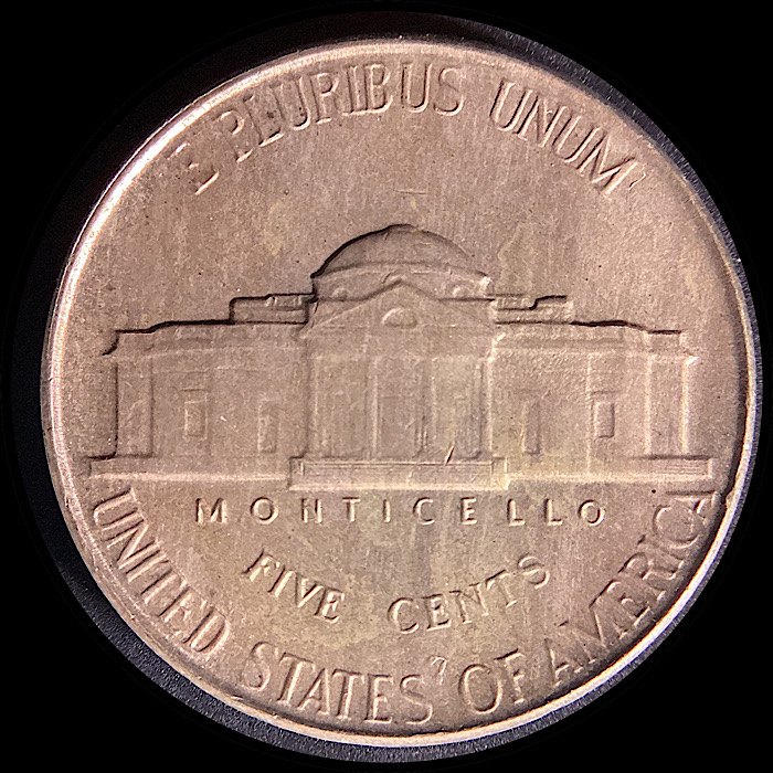 1956-Jefferson-Nickel-With-Odd-Toning.