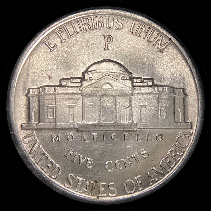 1943-P-Jefferson-War-Nickel-For-Grading.