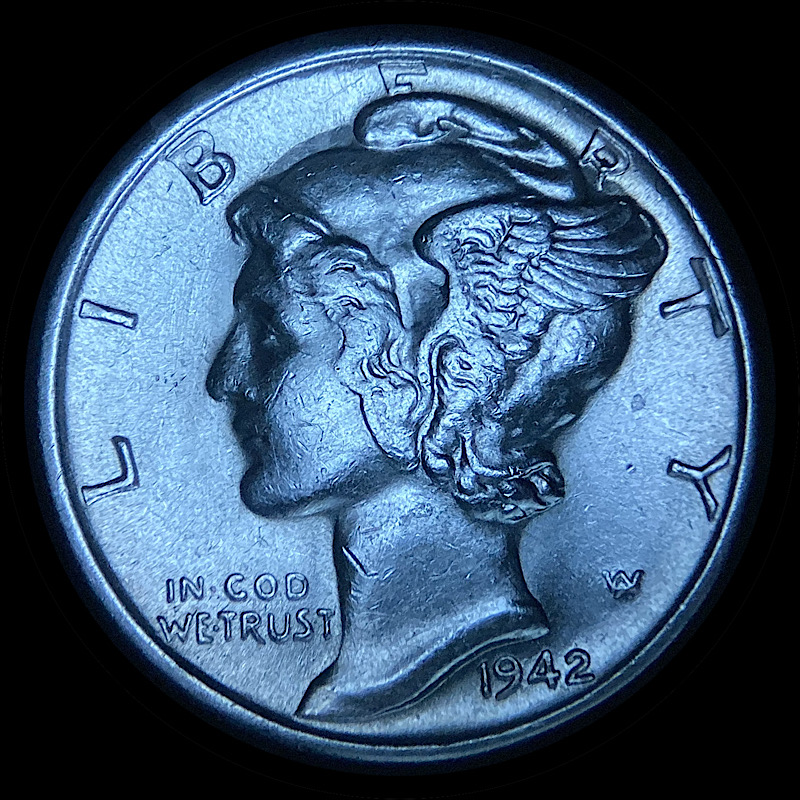 1942-S/S-Mercury-Dime-FS-502-For-Grading.