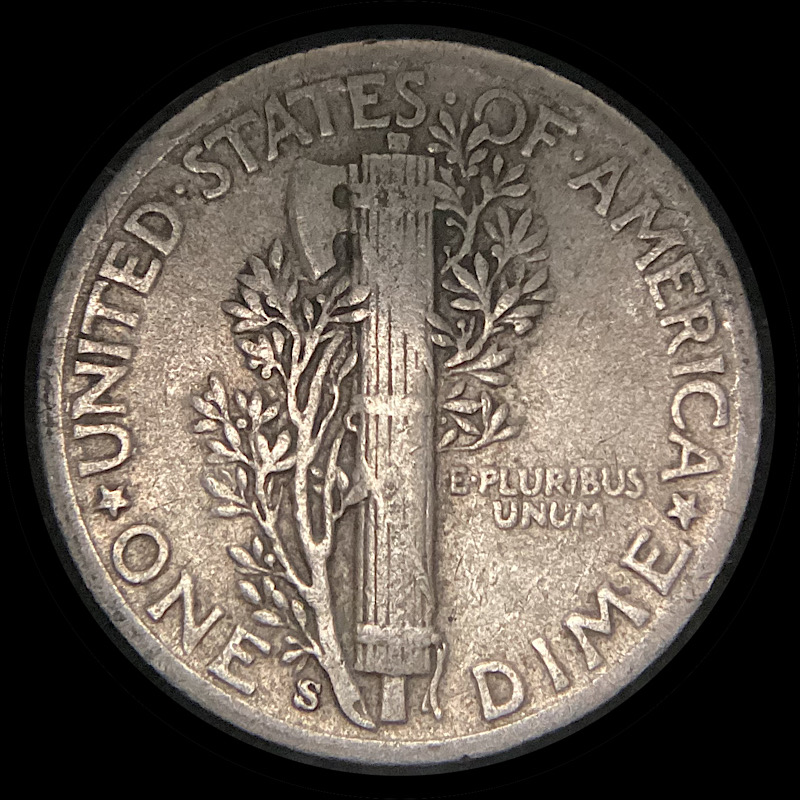 1943-S/S-Mercury-Dime-FS-501-For-Reference.