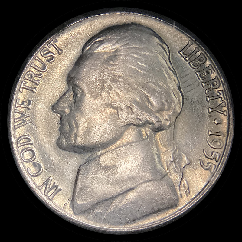 1955-D-Jefferson-Nickel,-Possible-Overmintmark-D/S.