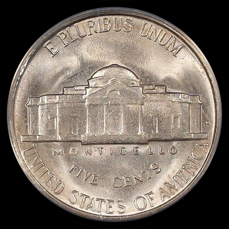 1941-S-Jefferson-Nickel,-Large-S-Fs-501-In-ANACS-Slab.