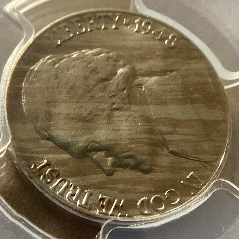 1948-Jefferson-Nickel-MS-65-With-Zany-Tiger-Stripe-Toning.