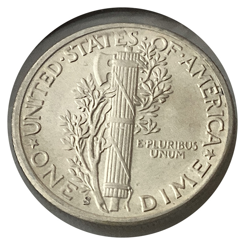 1942-S-Mercury-Dime-For-Grading.