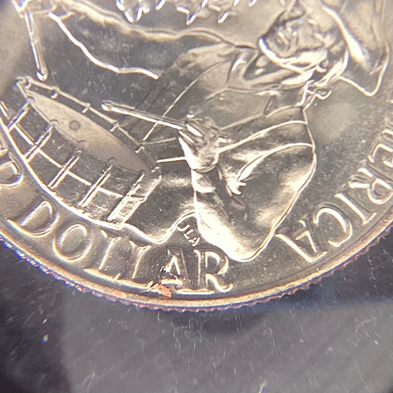 1976-D-Bicentennial-Quarter-With-Folded-Lamination?