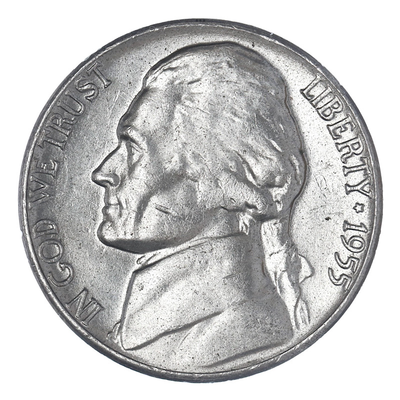 1955-D/D/S-Jefferson-Nickel,-Overmintmark-OMM-003.