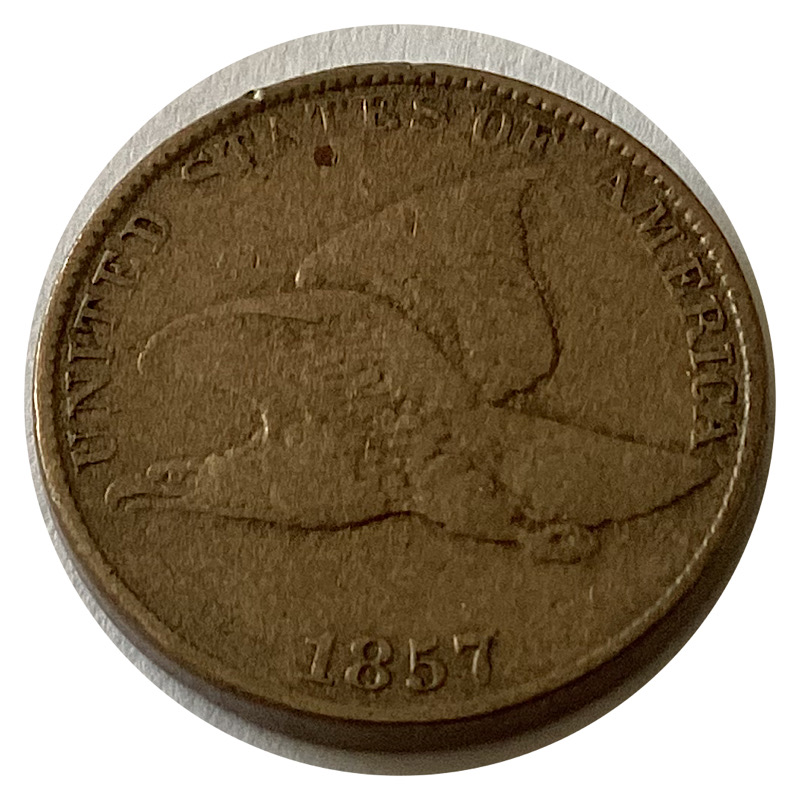 1857-Flying-Eagle-Cent-Snow-8-For-Grading.