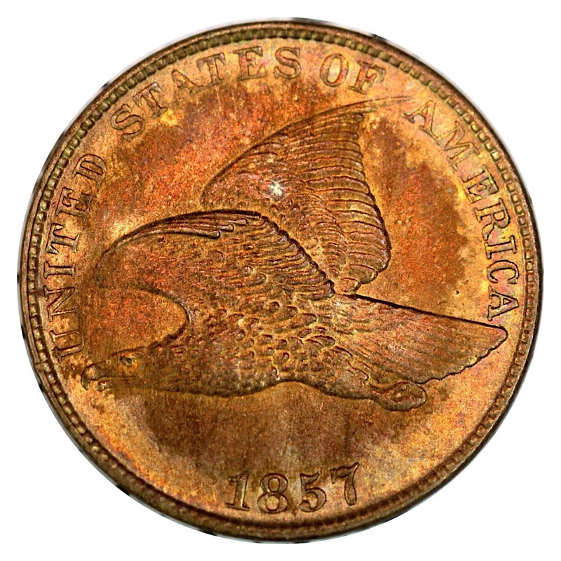 Is-This-Flying-Eagle-Cent-Stained,-And-MS-Or-Au?