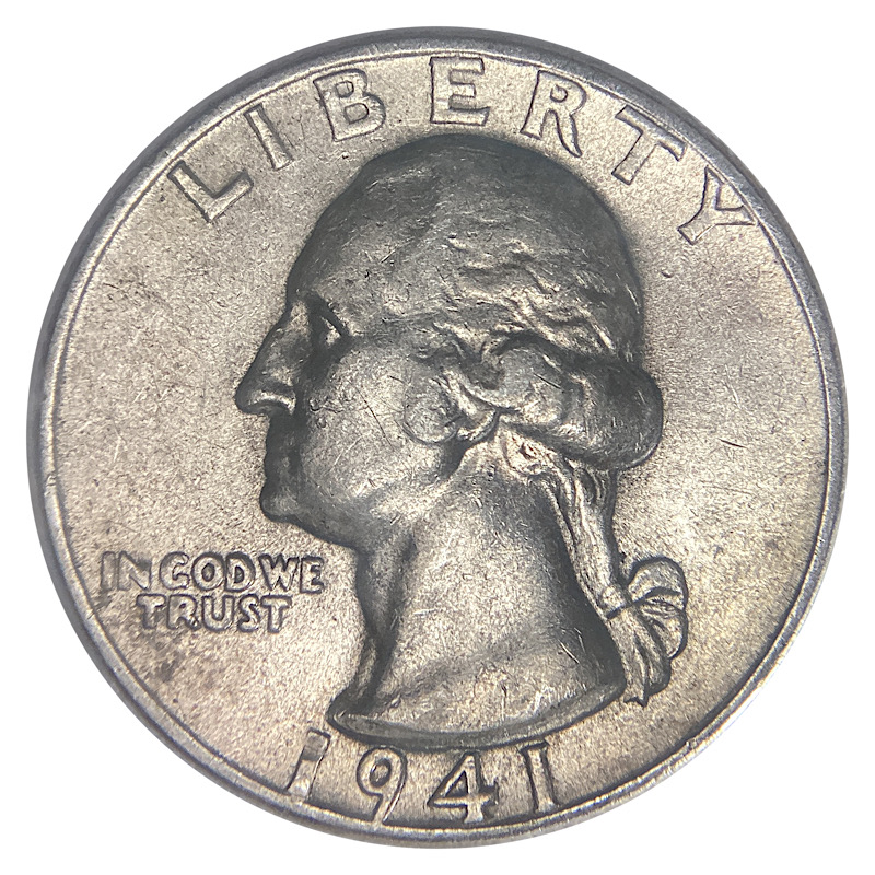 Circulated-1941-Quarter,-Doubled-Beak-Ddr-014.