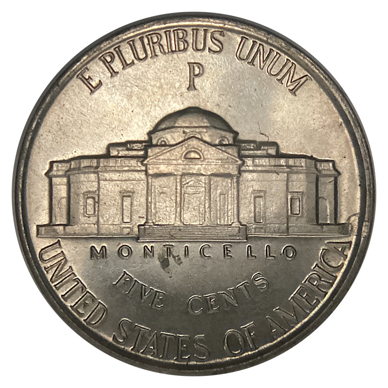 Unusual-1942-P-Jefferson-Nickel,-Either-PF-Or-6fs.