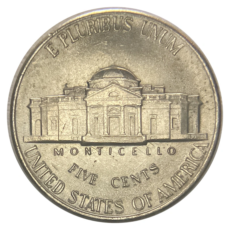 1994-P-Jefferson-Nickel-With-Strong-Feeder-Finger-Damage?