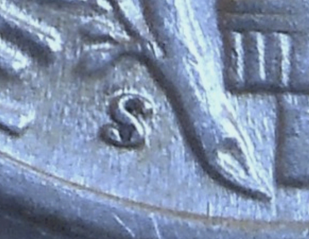 Ebay:-1945-S-Dime,-Probable-Imm-FS-504,-AU-For-$12.