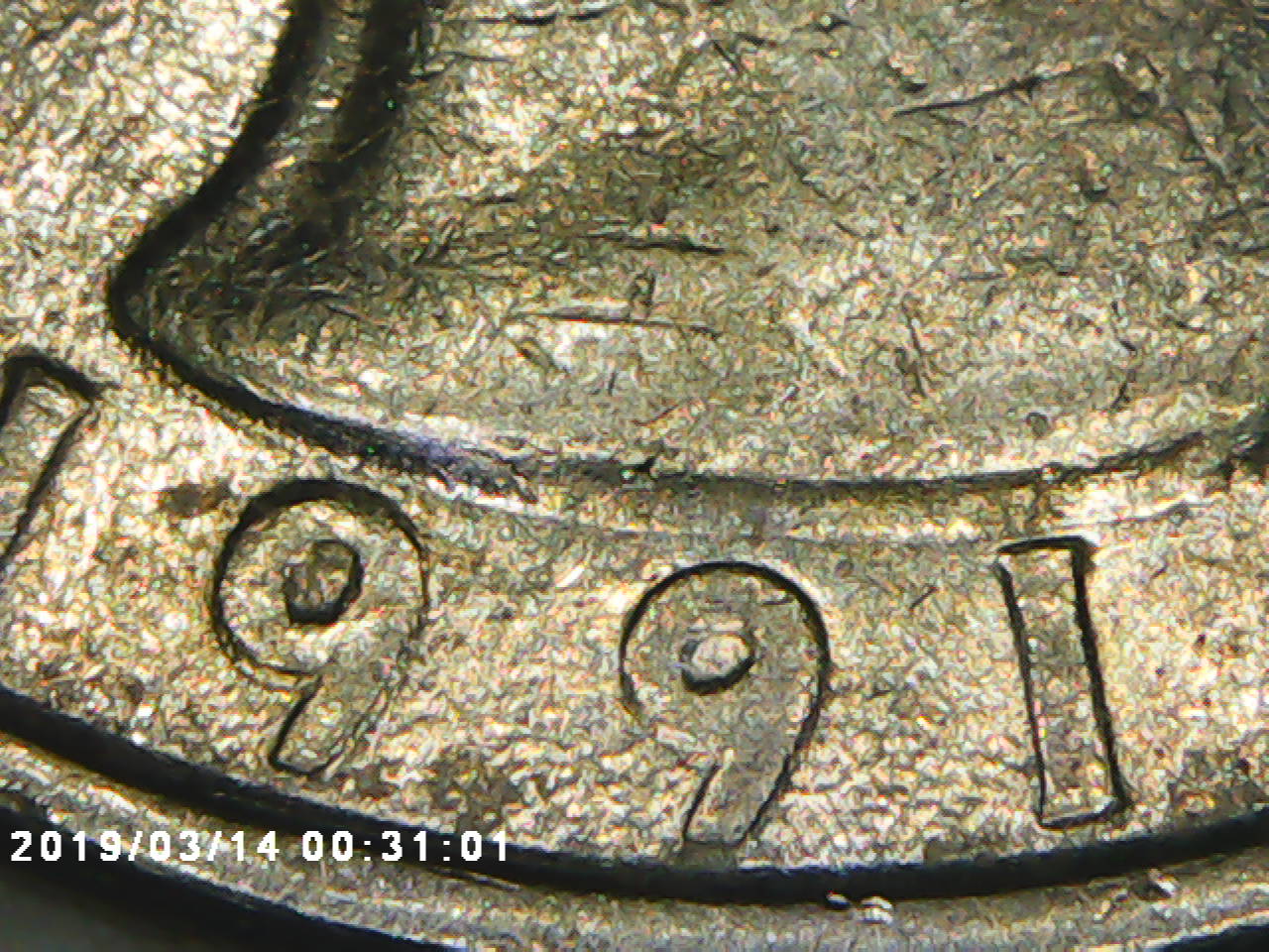 1991-Quarter-Dollar-With-Weird-Mint-Mark-And-Date