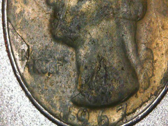 1967-Quarter--Obverse-Lamination-Error?-Missing-Clad?