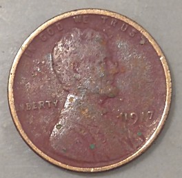 Red-1917-Coin-With-Issue-On-Reverse