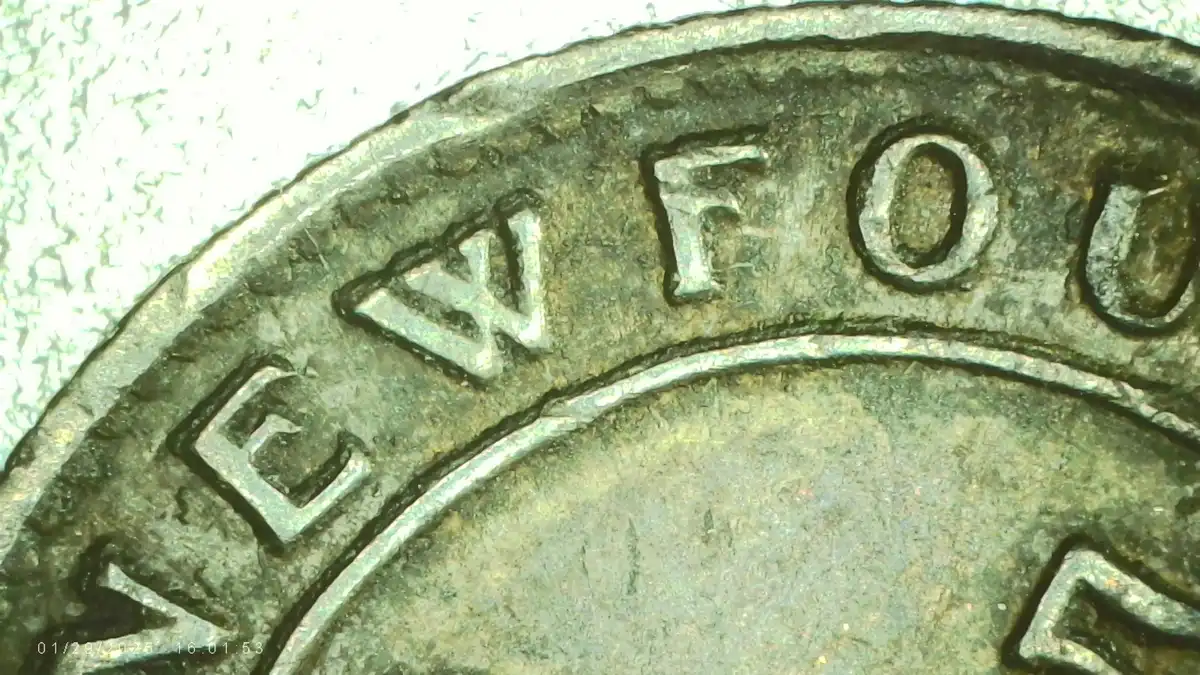 Newfoundland-1912-5-Cent-With-Some-Kind-Of-Doubling!