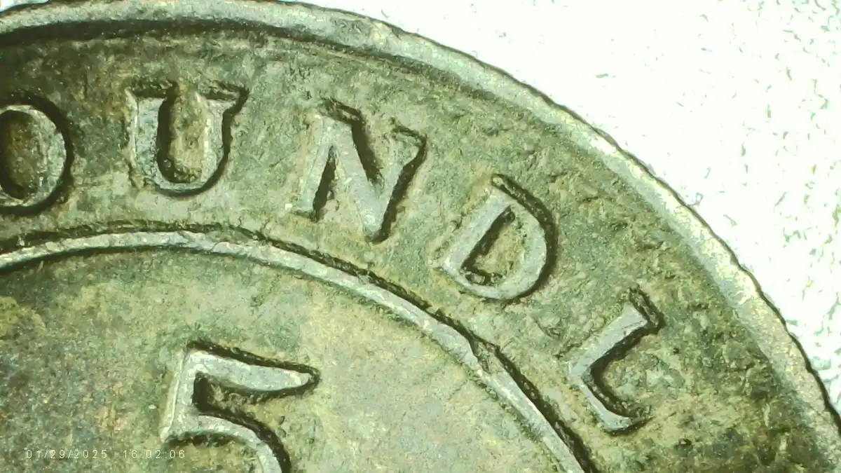Newfoundland-1912-5-Cent-With-Some-Kind-Of-Doubling!